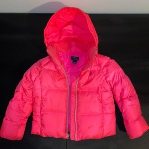 Pink polo coat